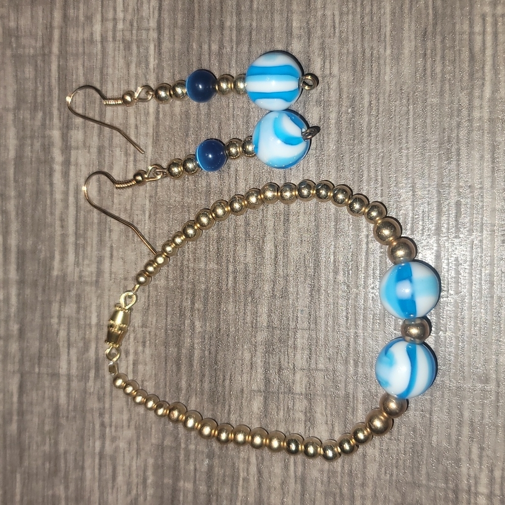 Earring and Bracelet Set